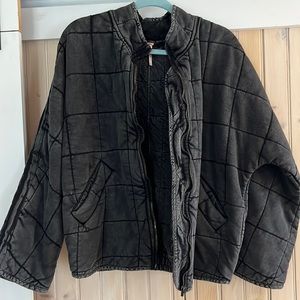 Free people quilted dolman jacket